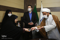 عطر حرم رضوی در ایکنا قزوین پیچید