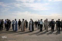 استقبال از پیکر شهید «نسیم افغانی» در فرودگاه شهید هاشمی نژاد مشهد