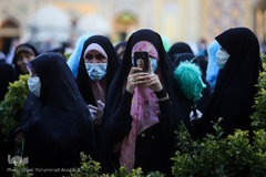 آذین بندی حرم مطهر رضوی در آستانه میلاد