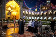 آذین بندی حرم مطهر رضوی در آستانه میلاد