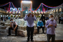 آذین بندی حرم مطهر رضوی در آستانه میلاد