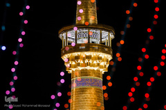 آذین بندی حرم مطهر رضوی در آستانه میلاد