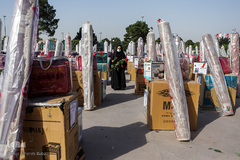 رزمایش اهدای 1000 سری جهزیه در حرم مطهر امام راحل