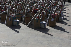 رزمایش اهدای 1000 سری جهزیه در حرم مطهر امام راحل