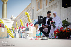 رزمایش اهدای 1000 سری جهزیه در حرم مطهر امام راحل