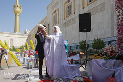 رزمایش اهدای 1000 سری جهزیه در حرم مطهر امام راحل