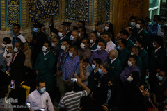 حرم امام رضا(ع) در شب میلاد مهربانش