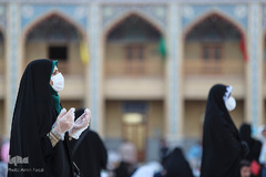 میلاد امام رضا در حرم شاهچراغ(ع)