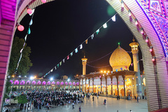 میلاد امام رضا در حرم شاهچراغ(ع)