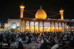 میلاد امام رضا در حرم شاهچراغ(ع)