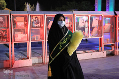 جشن میلاد امام رضا در امامزاده سیدجعفر محمد (ع) یزد‎