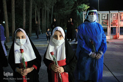 جشن میلاد امام رضا در امامزاده سیدجعفر محمد (ع) یزد‎