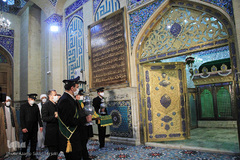 جشن میلاد امام رضا در امامزاده سیدجعفر محمد (ع) یزد‎