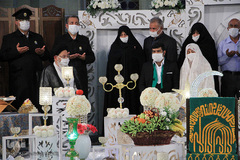 جشن میلاد امام رضا در امامزاده سیدجعفر محمد (ع) یزد‎