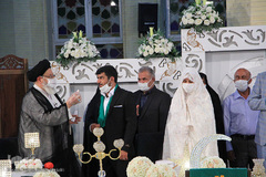 جشن میلاد امام رضا در امامزاده سیدجعفر محمد (ع) یزد‎