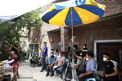 بازدید شیخ اکبری، مدیر شبکه قرآن و معارف سیما از پشت صحنه مجموعه تلویزیونی «یکی بود، یکی نبود»