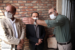 بازدید شیخ اکبری، مدیر شبکه قرآن و معارف سیما از پشت صحنه مجموعه تلویزیونی «یکی بود، یکی نبود»