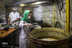 نازنین معصومی، کمک آشپز رستوران غذای سالم 