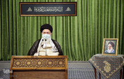 ارتباط تصویری نمایندگان مجلس با رهبر انقلاب