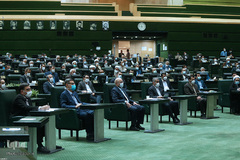 ارتباط تصویری نمایندگان مجلس با رهبر انقلاب