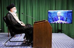ارتباط تصویری نمایندگان مجلس با رهبر انقلاب