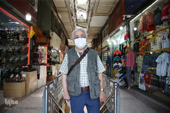 من ماسک می‌زنم