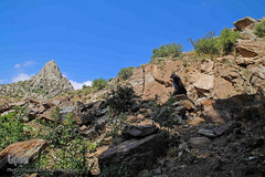 طبیعت ارتفاعات روستای مزرعه و قلعه شیور