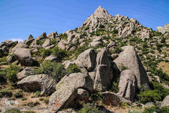 طبیعت ارتفاعات روستای مزرعه و قلعه شیور