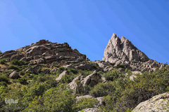 طبیعت ارتفاعات روستای مزرعه و قلعه شیور