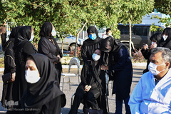 مراسم تشییع دومین پزشک شهید مدافع سلامت در تبریز