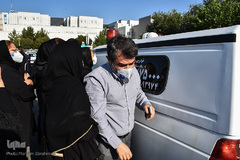 مراسم تشییع دومین پزشک شهید مدافع سلامت در تبریز