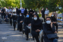 مراسم تشییع دومین پزشک شهید مدافع سلامت در تبریز