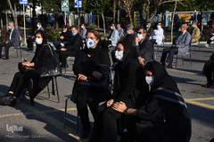 مراسم تشییع دومین پزشک شهید مدافع سلامت در تبریز