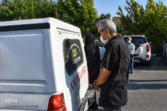 مراسم تشییع دومین پزشک شهید مدافع سلامت در تبریز