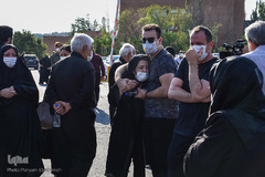 مراسم تشییع دومین پزشک شهید مدافع سلامت در تبریز