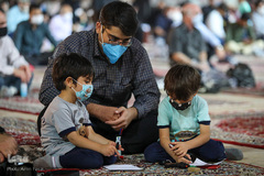 شاهچراغ ، سوگوار شهادت امام جواد (ع)