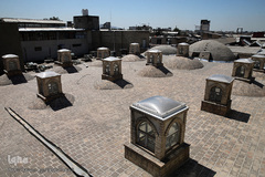 پشت بام شبستان آيت‌الله شاه‌آبادی مسجد جامع(عتیق) ۱۰۰۰ساله تهران