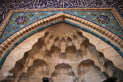 محراب شبستان چهل‌ستون مسجد جامع(عتیق) ۱۰۰۰ساله تهران