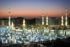 شوق زیارت حرم نورانی حضرت رسول(ص) در مدینه منوره