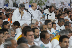 دعای عرفه حجاج ایرانی در صحرای عرفات