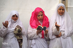 دعای عرفه حجاج ایرانی در صحرای عرفات