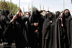 تشییع شهید بسیجی امیرحسین علیخانی در قزوین