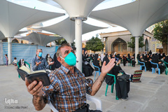 دعای عرفه در حرم مطهر شاهچراغ(ع) شیراز