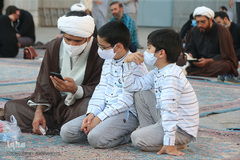 مراسم دعای عرفه در جوار کریمه اهل بیت