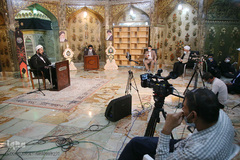 مراسم دعای عرفه در جوار کریمه اهل بیت