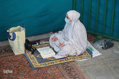 مراسم دعای عرفه در جوار کریمه اهل بیت