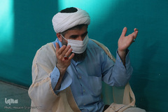 مراسم دعای عرفه در جوار کریمه اهل بیت