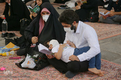 مراسم دعای عرفه در جوار کریمه اهل بیت