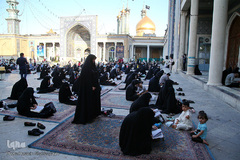 مراسم دعای عرفه در جوار کریمه اهل بیت