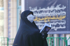 مراسم دعای عرفه در جوار کریمه اهل بیت